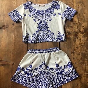Brand New Crop Top and Shorts